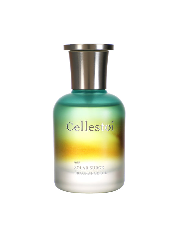 Cellestoi Solar Surge Fragrance Oil 40ml Alcohol-Free | Elegant & Luxurious | 24h Long Lasting |  Fruity Soft Floral