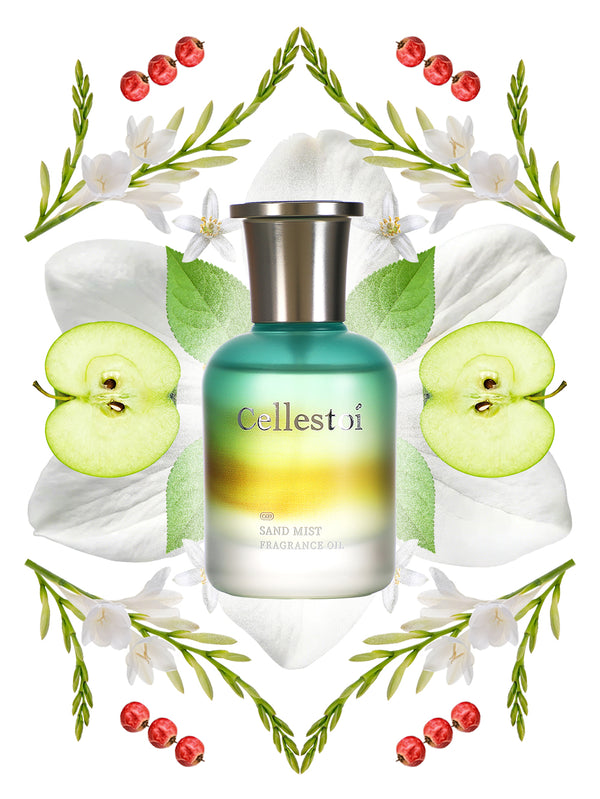 Cellestoi Sand Mist Fragrance Oil Floral Fougère for outdoor activities/travel long lasting EDP 40ml